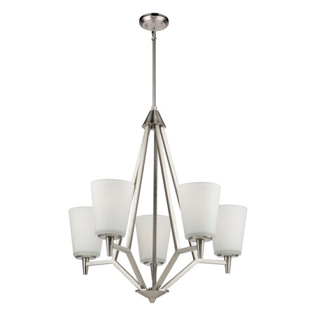 Artcraft Clayton Ac10915Bn 5 Light Chandelier AC10915BN